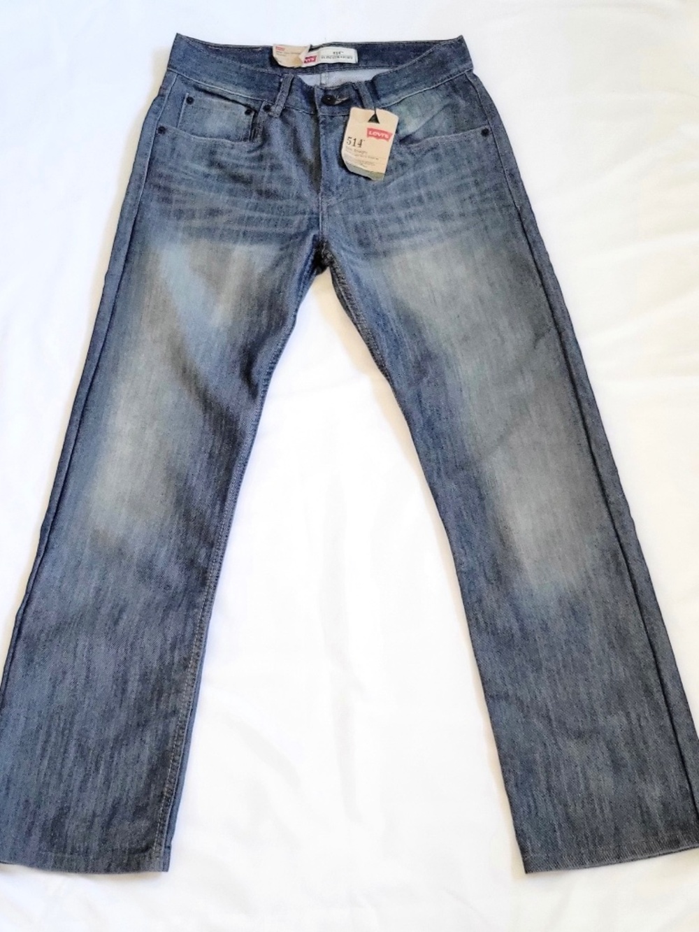 Levi's 514 Slim Straight Blurred Wash Denim Jean